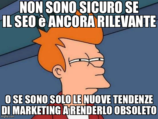 meme SEO 2024 realizzato con ChatGPT 4 su prompt di Francesco Costanzini